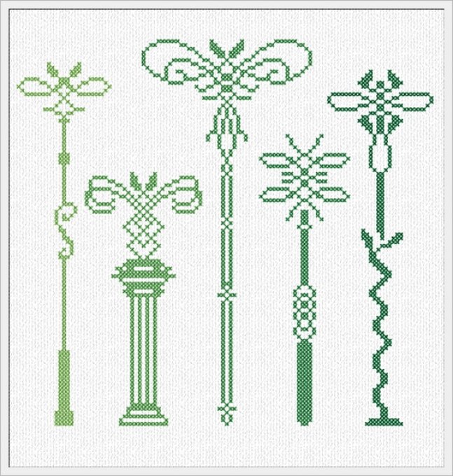 GREEN BOOKMARKS